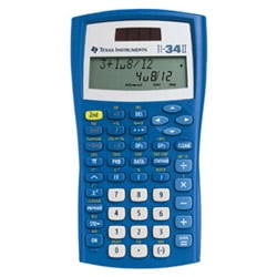 TEXAS TI-34MV 4-LINE FRACTION OVERHEAD USE