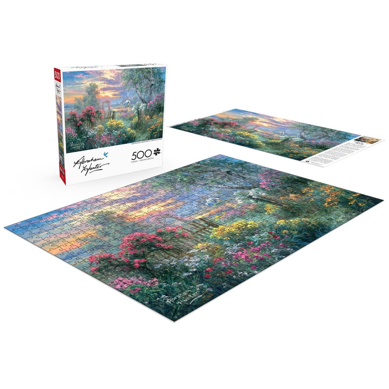Buffalo Games Abraham Hunter Summer Rose Garden 500-Pc Puzzle photo 2