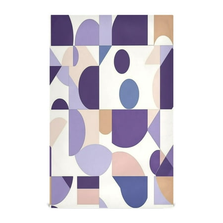 

Multi-Purpose Kitchen Towels 28x18 Inch Dishcloths with Hanging Loop Decorative and Practical Towels for Kitchen Dining Geometric Vector Illustration