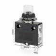 thumbnail image 2 of Kuoyuh 98 Series 15a Manual Reset Thermal Overload Protector Switch 3a-50a Straight Pin Screw Pin Mini Circuit Breaker, 2 of 5