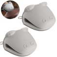 thumbnail image 1 of Manoplas de horno de silicona resistentes al calor antideslizantes para soportes de ollas para hornear cocinar barbacoa ShuxiuWang  8390611153021, 1 of 1