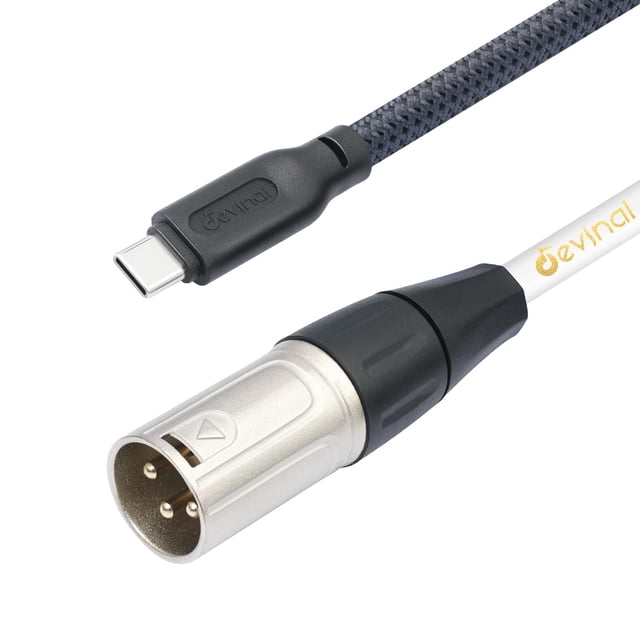 Cable USB C a XLR Devinal para smartphone o portátil a XLR macho