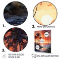 thumbnail image 3 of Designart "Sunset Tranquility In Tropical Twilight" Palms & Palm Trees Canvas Prints, 3 of 7