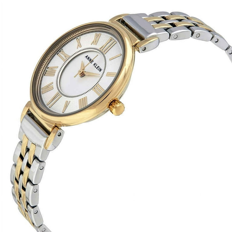 その他 Anne Anne Klein Women's 2159SVTT Easy To Read Silver Dial Two