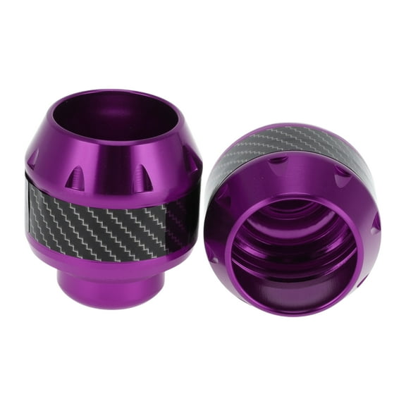 Unique Bargains Motorcycle Frame Sliders Falling Protection Wheel Crash Protector Scooter Moped Aluminum Alloy Purple 2 Pcs