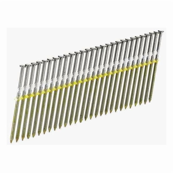 Senco KD27APBSN 3" 20° Angled Strip Full Round Head Smooth Shank Plastic Collated Bright Basic Nails 4000 Count