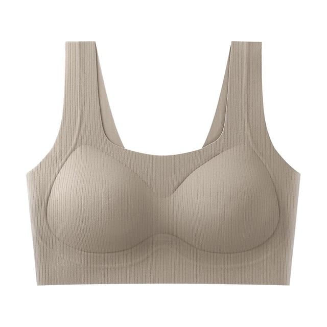 Youmylove Wireless Bras for Women Minimizer Bras For Women No Underwire Full Coverage Bras Seamless Soft Support Plus Size Lifting Bra Seamless Push Up Bras