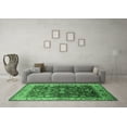 thumbnail image 3 of Ahgly Company Indoor Rectangle Oriental Emerald Green Traditional Area Rugs, 6' x 9', 3 of 4