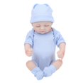 thumbnail image 3 of 10 Inch Silicone  Doll,  Body Simulation  Doll, Long Service Time For Children Friend Gift Pink,Blue, 3 of 8