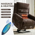 thumbnail image 4 of Power Lift Recliner Chair for Elderly with Adjustable Headrest, Massage and Heat, 4 of 8