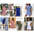 thumbnail image 5 of PRETTYGARDEN Women's Summer 2 Piece Skirt Sets Short Sleeve Shirts Tops Skorts Matching Workout Clothes Travel Outfits, 5 of 8