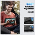 thumbnail image 6 of For Samsung Galaxy Tab A11+/A11 Plus Case 11 inch, 360 Rotating Shockproof Cover with Stand, Screen Protector, Shoulder Strap (2025, SM-X230/X235/X236), Sky Blue PC, 6 of 7