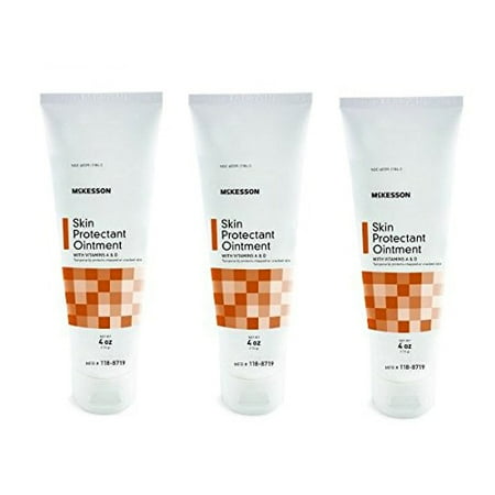 McKesson Vitamin A & D Ointment 4oz Tube - 3 Tubes