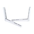 thumbnail image 2 of Soporte de aire acondicionado de un solo orificio plegable de acero inoxidable Soporte de condensador exterior para aire acondicionado, 2 of 14