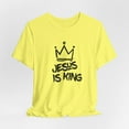 thumbnail image 4 of Jesus is King Crown Unisex T-Shirt: Graffiti Crown, Christian Faith Apparel, 4 of 4