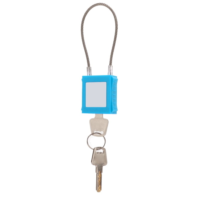 Lockout Lockout Tagout Cable Locks 85mm Shackle Steel Safety Padlock with 2 Key for Equipment Maintenance