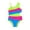 WeeBloom-Multicolour, variant on Little Girls Swimsuits Colorful Striped Bikini One Piece Tankini With Ruffle Skirt Bathing Suit Swimwear Size 5-6 Years