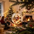 thumbnail image 5 of suore Christmas Decor, Glowing Christmas Story Ornament, 3.1In Mini Holiday Scene in Christmas Balls with Lights, Xmas Tree Ornaments for Mantel Outdoor Indoor Holiday Decoration & Gift, 5 of 8