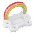 thumbnail image 4 of M Buder Inflatable Rainbow Cloud Drink Holder Floating Beverage Salad Fruit Serving Bar For Pool Parties Summer Beach Leisure Water Fun Decorations Large Capacity PVC Pool Cooler 37.4 In / 95 Cm, 4 of 9