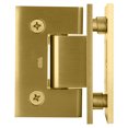 thumbnail image 4 of CRL GEN092SB Satin Brass Geneva 092 Series 90 Degree Glass-to-Glass Hinge, 4 of 8
