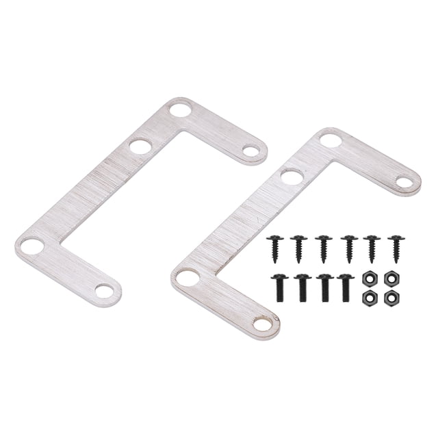 Soporte de elevación de caja de cambios de velocidad, 1 par de accesorios de coche RC de aumento de Metal, piezas de soporte de aumento de Metal, durabilidad extendida