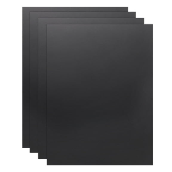 Uxcell 2 Pack ABS Plastic Sheet, 0.02" Thick 8"x12" Flexible Hard Plastic Sheet, Heat Moldable Plastic Panel for DIY Crafts Home Decoration, Black