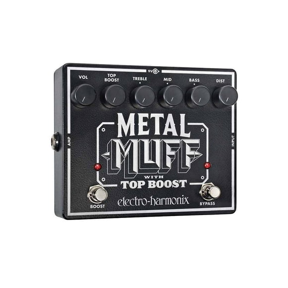 Pedal de Efectos Electro-Harmonix Distorsión de Metal Top Boost para Guitarra