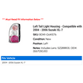 thumbnail image 2 of Left Tail Light Housing - Compatible with 2004 - 2006 Suzuki XL-7 2005, 2 of 2