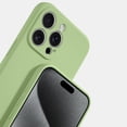 thumbnail image 3 of PANDACO Étui Coquille Souple Mat Bleu Marine pour iPhone 14 Pro Max, 3 of 5