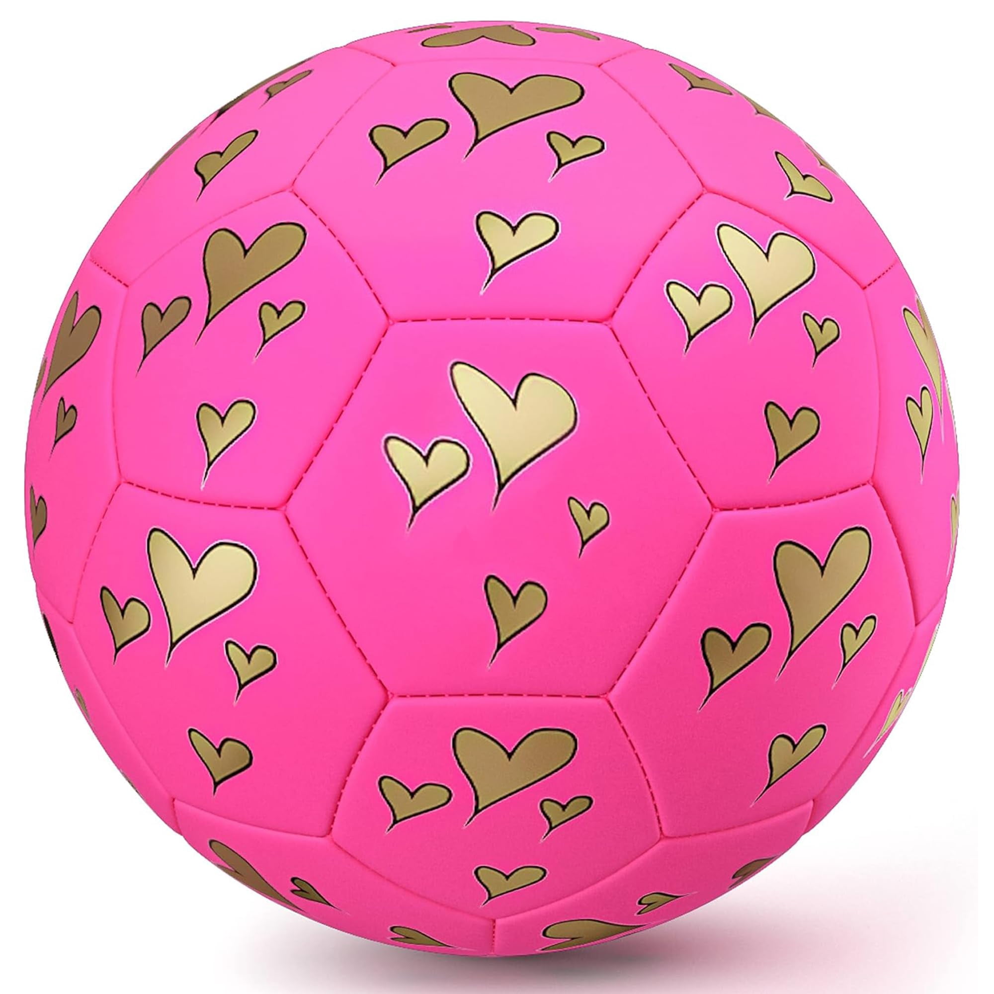 Balón de fútbol Champhox para niños, talla 2, color rosa brillante ...