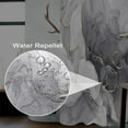 thumbnail image 3 of Stall RV Modern Shower Curtain Set 6 Hooks Abstract Marble Shower Curtains for Bathroom Hotel Watercolor Gray and Gold Marble Waterproof Fabric Bathtub Decor Room Divider 36x72 inches, 3 of 6