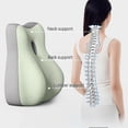 thumbnail image 4 of Multifunctional backrest pillow for couples, memory foam cushion with hip pad for pregnancy, 4 of 5