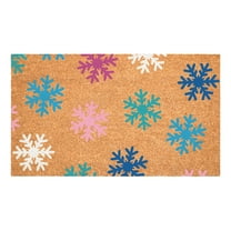 Colorful Snowflake Doormat 24" x 36"