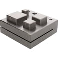 thumbnail image 3 of The Beadsmith - Steel Jumbo Square Disc Cutter Set with 4 Punches and Die. Tool for Cutting Accurate Squares from: 25/64-1-1/16" Inches Using a Soft Metal Sheet up to 20 Gauge and Thinner, 3 of 7