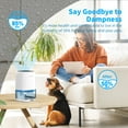 thumbnail image 3 of ALROCKET Dehumidifier Portable and Ultra Quiet with Automatic Defrosting for Home 1000ML(2200 Cubic Feet), 3 of 9