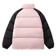 thumbnail image 4 of Pisexur Mens Winter Jacket Men's Leisure Time Color Blocking Lightweight Jacket Warm Winter Coat Mens Puffer Jacket Winter Coats for Men Plus Size Jackets, 4 of 8