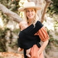 thumbnail image 5 of MOBY Easy-Wrap Baby Carrier in Black Eyelet, 5 of 14