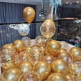 thumbnail image 5 of 30pcs New Baby Shower Clear Confetti Metallic Latex Balloons Air Balloons Wedding ROSE GOLD, 5 of 8