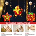 thumbnail image 3 of Christmas Suction Cup LED Lights, Window Display Decorative Lighting for Indoor Holiday Home Decor, 3 of 6