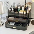 thumbnail image 3 of Organizador de maquillaje MIUOPUR con cajones apilables negros, 3 of 7