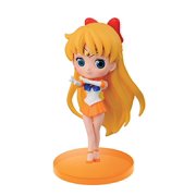 Angle View: Banpresto Sailor Moon 2.8-Inch Sailor Venus Figure, Q Posket Petit Volume 2