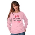 thumbnail image 6 of Funny Matching BFF Set for Besties Women Crewneck Sweatshirt Brisco Brands 2X, 6 of 7