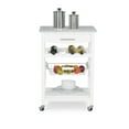 thumbnail image 5 of Linon Roger Kitchen Island Granite Top, with Castors, Multiple Colors, 5 of 8