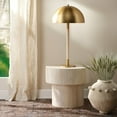 thumbnail image 2 of Jamie Young Notch Mango Wood Round Side Table White Bleach, 2 of 5