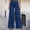 #21Dark Blue, variant on Women's Wide Leg Jeans High Waisted Stretchy Straight Leg Jeans Trendy Seamed Front Loose Denim Pants