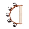 thumbnail image 6 of Handbell Hand Bells with 5pcs Jingle Bells Wood Handle Musical Instrument Toy for Music Class, 6 of 6