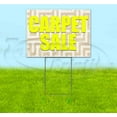 thumbnail image 1 of Carpet Sale (18" x 24") Yard Sign, Includes Metal Step Stake, 1 of 6