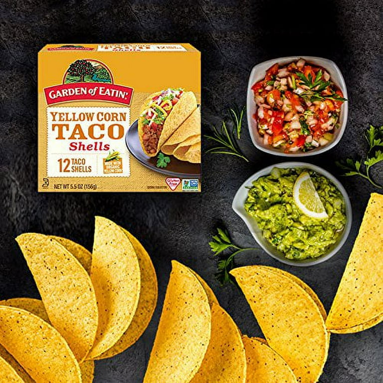 Garden of Eatin' Yellow Corn Taco Shells, 12 Count (Pack of 12