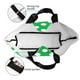 thumbnail image 4 of Fotbe Green And White Polka Dot Bolsa Tote Estética de Lona con Estampado para Mujer - Bolsa Reutilizable de Hombro Casual para Vacaciones, Compras, Trabajo y Gimnasio, 4 of 8