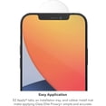 thumbnail image 6 of ZAGG InvisibleShield Glass Elite Privacy+ - Privacy Screen Protector for iPhone 12 Pro, iPhone 12, iPhone 11, iPhone XR – Anti-Microbial Technology, Tempered Glass, 3X Impact Protection, 6 of 8